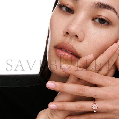 LOUIS VUITTON COLOR BLOSSOM MINI SUN RING, PINK GOLD, PINK MOTHER-OF-PEARL AND DIAMOND Q0S21E LOUIS VUITTON COLOR BLOSSOM MINI SUN RING, PINK GOLD, PINK MOTHER-OF-PEARL AND DIAMOND Q0S21E