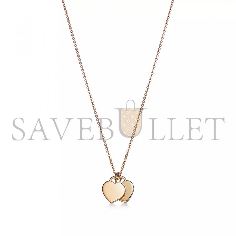 TIFFANY RETURN TO TIFFANY® DOUBLE HEART TAG PENDANT 60011459