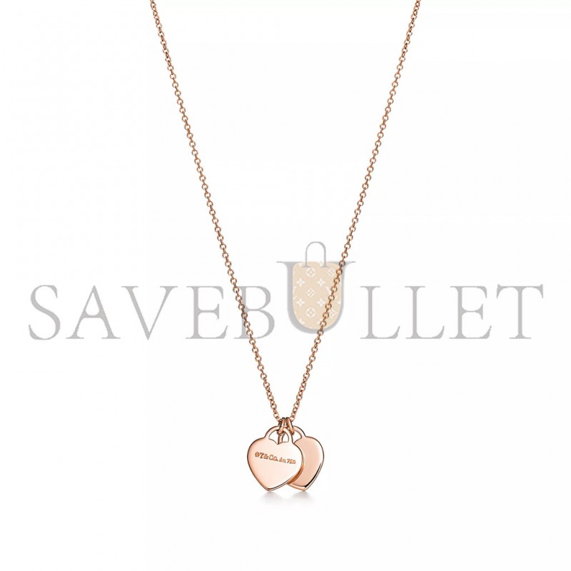 TIFFANY RETURN TO TIFFANY® DOUBLE HEART TAG PENDANT 60011669