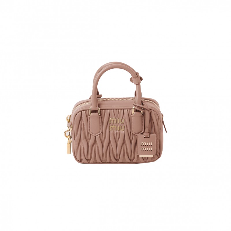 MIU MIU ARCADIE MATELASSÉ NAPPA LEATHER BAG 5BB123 (19*13*6cm)