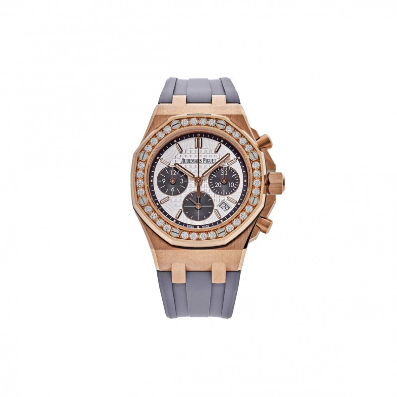 AUDEMARS PIGUET ROYAL OAK OFFSHORE ROSE GOLD DIAMOND BEZEL WATCH 26231OR.ZZ.D003CA.01