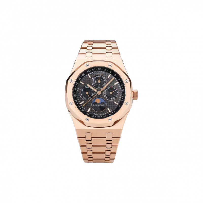 AUDEMARS PIGUET ROYAL OAK PERPETUAL CALENDAR ROSE GOLD AUTOMATIC 26574OR.OO.1220OR.02