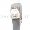 CHANEL MASTER SHINY CALFSKIN QUILTED CHANEL 22 BACKPACK WHITE (34*29*10.5cm) 