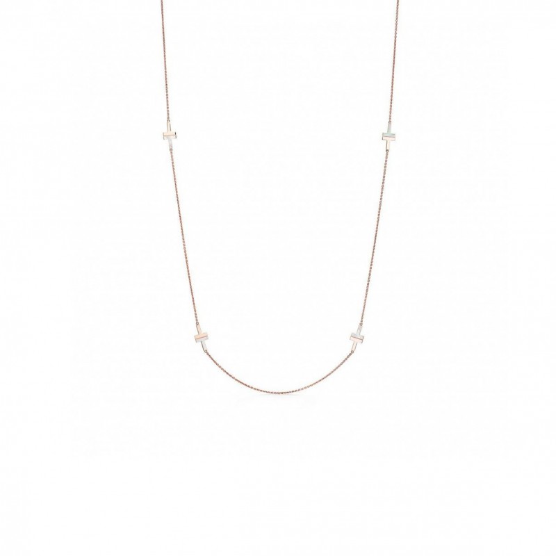 TIFFANY T MOTHER-OF-PEARL STATION NECKLACE 66886220