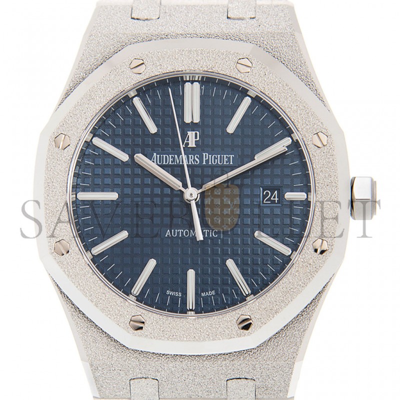 AUDEMARS PIGUET ROYAL OAK 37MM BLUE DIAL WATCH 15454