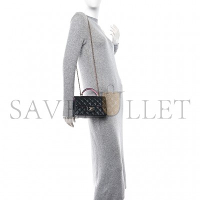 CHANEL MASTER CLASSIC SINGLE FLAP TOP HANDLE BAG QUILTED LAMBSKIN MINI (17.2*10*3.3cm) CHANEL MASTER CLASSIC SINGLE FLAP TOP HANDLE BAG QUILTED LAMBSKIN MINI (17.2*10*3.3cm)