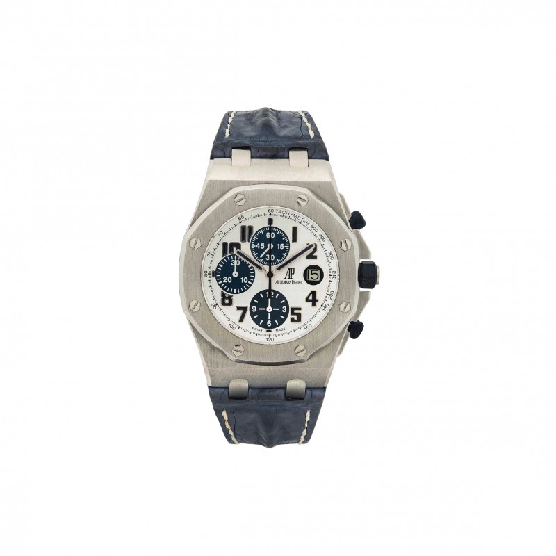 AUDEMARS PIGUET STAINLESS STEEL AUTOMATIC CHRONOGRAPH WRISTWATCH 26170ST.OO.D305CR.01