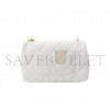 CHANEL MASTER HEART ADJUSTABLE BUCKLE COVER WHITE (19*13*5cm)