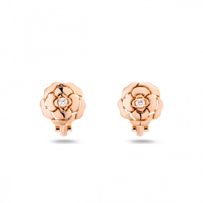 CHANEL EXTRAIT DE CAMÉLIA EARRINGS J11658