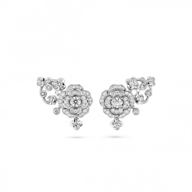 CHANEL BOUTON DE CAMÉLIA EARRINGS J12039