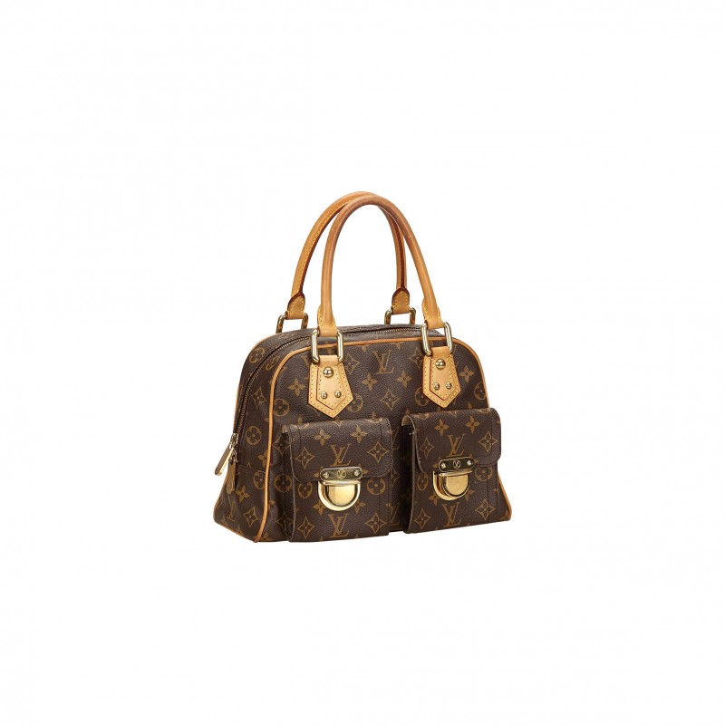 LOUIS VUITTON MONOGRAM MANHATTAN PM M40026 (30*20*12cm)