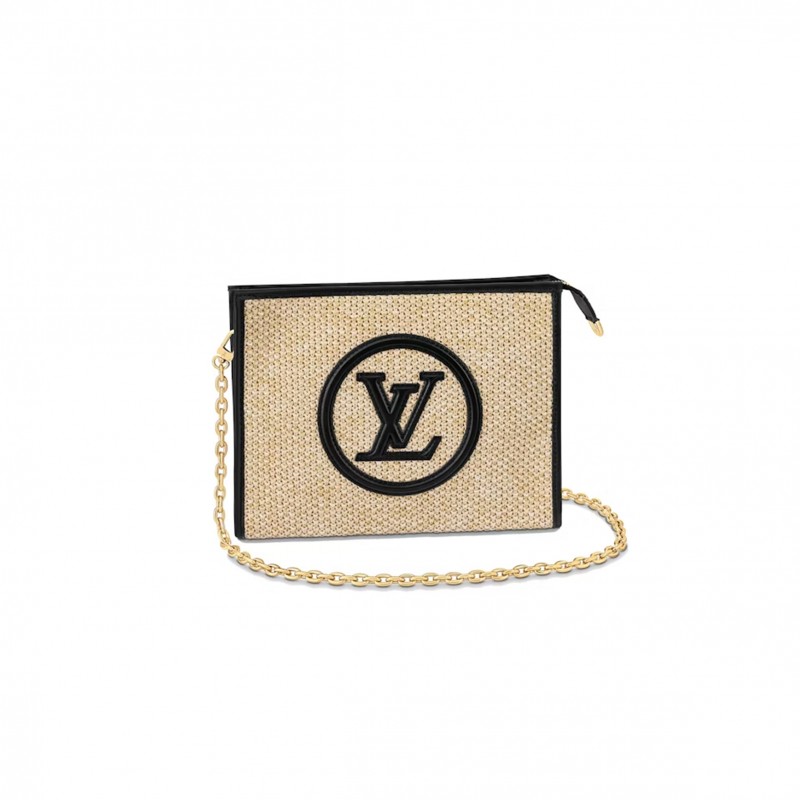 LOUIS VUITTON TOILETRY POUCH ON CHAIN M81366 (9.8*7.9*2.2cm)