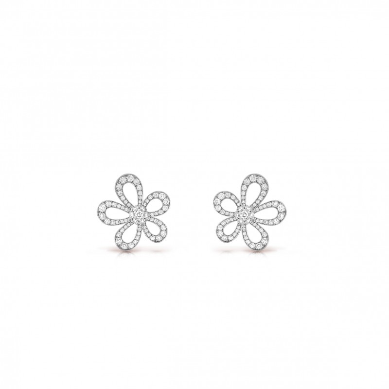 VAN CLEEF ARPELS FLOWERLACE EARRINGS VCARP05100 VAN CLEEF ARPELS FLOWERLACE EARRINGS VCARP05100