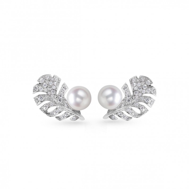 CHANEL PLUME DE CHANEL EARRINGS J10833