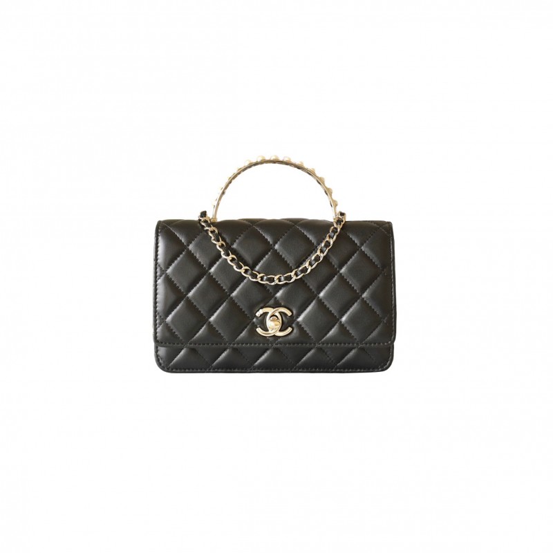 CHANEL PEARL HANDBAG WOC (19.3*12*3.5cm)