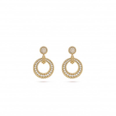 VAN CLEEF ARPELS PERLÉE DIAMONDS EARRINGS VCARP9XL00