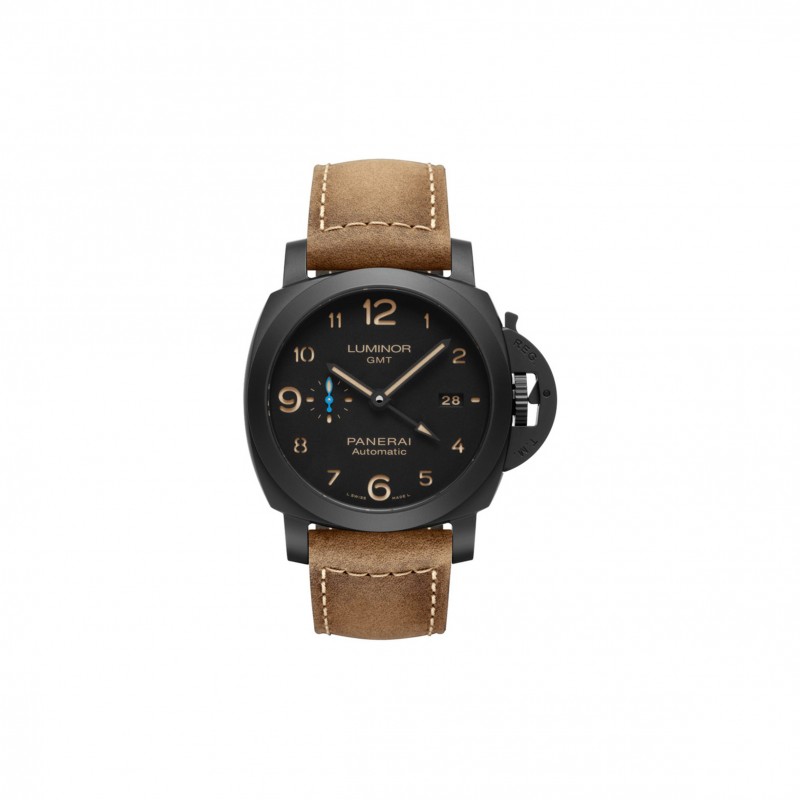 PANERAI LUMINOR 1950 3 DAYS GMT 44MM WATCH PAM1441