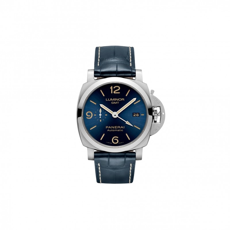 PANERAI LUMINOR GMT BLUE DIAL 44MM WATCH PAM01033