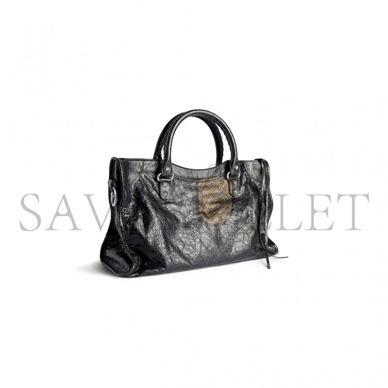 BALENCIAGA LE CITY MEDIUM BAG IN BLACK 7977862AA9S1000 (38*24*13cm) BALENCIAGA LE CITY MEDIUM BAG IN BLACK 7977862AA9S1000 (38*24*13cm)