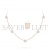 VAN CLEEF ARPELS FLEURETTE NECKLACE, 5 FLOWERS VCARPEBE00