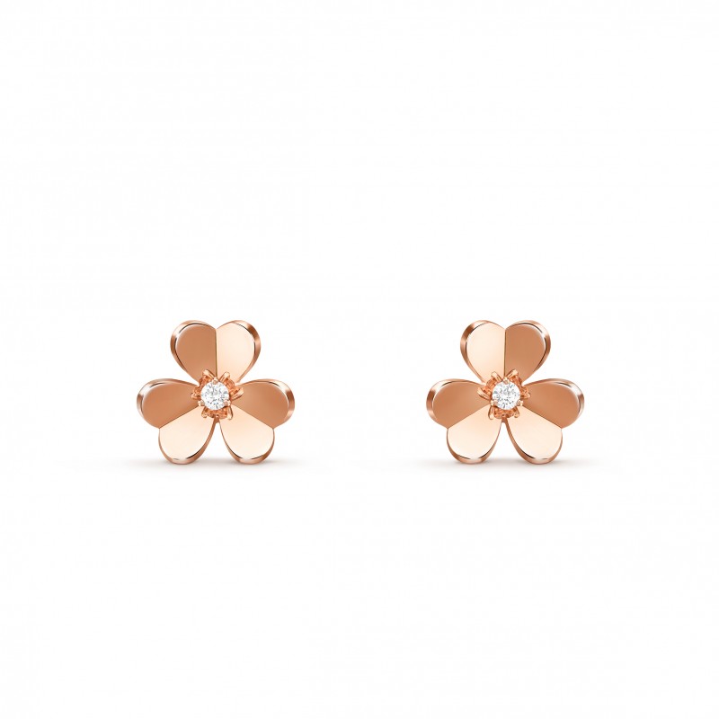 VAN CLEEF ARPELS FRIVOLE EARRINGS, SMALL MODEL VCARPFBK00