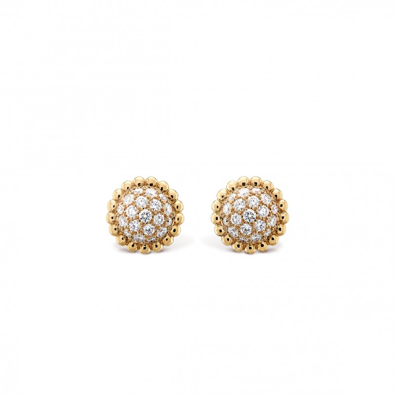 VAN CLEEF ARPELS PERLÉE DIAMOND EARRINGS VCARO9PG00 VAN CLEEF ARPELS PERLÉE DIAMOND EARRINGS VCARO9PG00