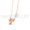 VAN CLEEF ARPELS FRIVOLE PENDANT, 3 FLOWERS VCARP2DL00