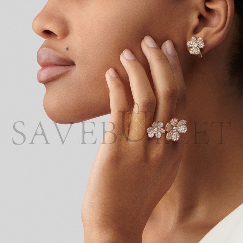 VAN CLEEF ARPELS FRIVOLE BETWEEN THE FINGER RING VCARP7RK00