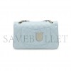 CHANEL MEDIUM CLASSIC DOUBLE FLAP BAG BLUE QUILTED CAVIAR LIGHT GOLD HARDWARE (25*15*7cm) CHANEL MEDIUM CLASSIC DOUBLE FLAP BAG BLUE QUILTED CAVIAR LIGHT GOLD HARDWARE (25*15*7cm)