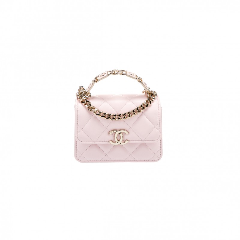 CHANEL MINI COCO CLUTCH W CHAIN (13*9.5*6cm)