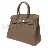 HERMES BIRKIN 30 ELEPHANT GREY HANDBAG BK3018TGSS (30*23*15cm)