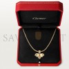 CARTIER GRAIN YELLOW GOLD DE CAFÉ NECKLACE B7224964