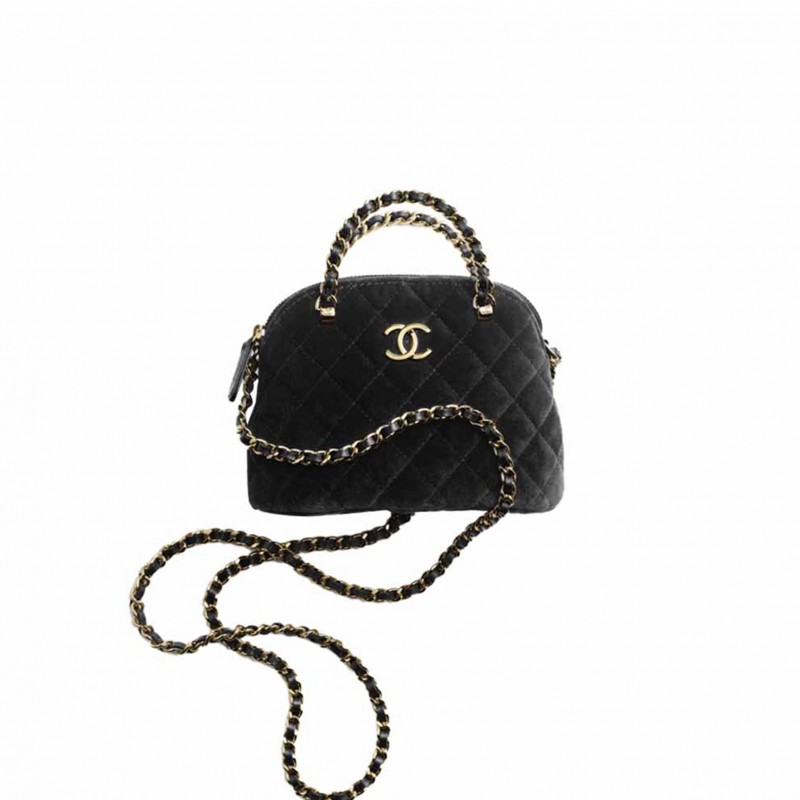 CHANEL 24B SHELL-WRAPPED WAXED SHEEPSKIN AP3354 (16*11*5.5cm)