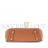 HERMES MASTER BIRKIN 30 GOLDEN BROWN SILVER BUCKLE BAG 6925410968 (30*22*15cm)