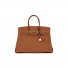 HERMES MASTER BIRKIN 35 TOGO GOLDEN BROWN GOLD BUCKLE BAG 1900409 (35*25*18cm)