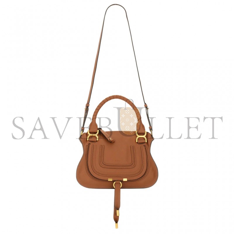 CHLOE SMALL MARCIE BAG IN GRAINED LEATHER CHC22AS628I316AN (30*23*10cm)