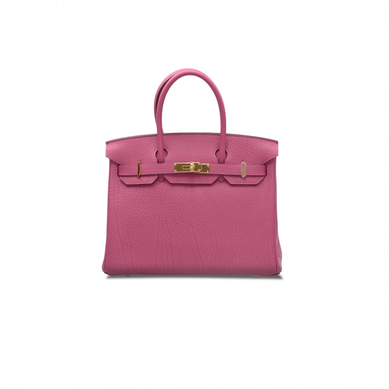 HERMES MASTER BIRKIN 25 TOGO LEATHER PINK BAG BK25X9SWCD (25*20*13cm)