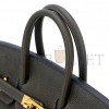 HERMÈS MASTER BIRKIN 25 TOGO LEATHER PEWTER GREY GOLD BUCKLE BAG H028369CC8F (25*20*13cm)