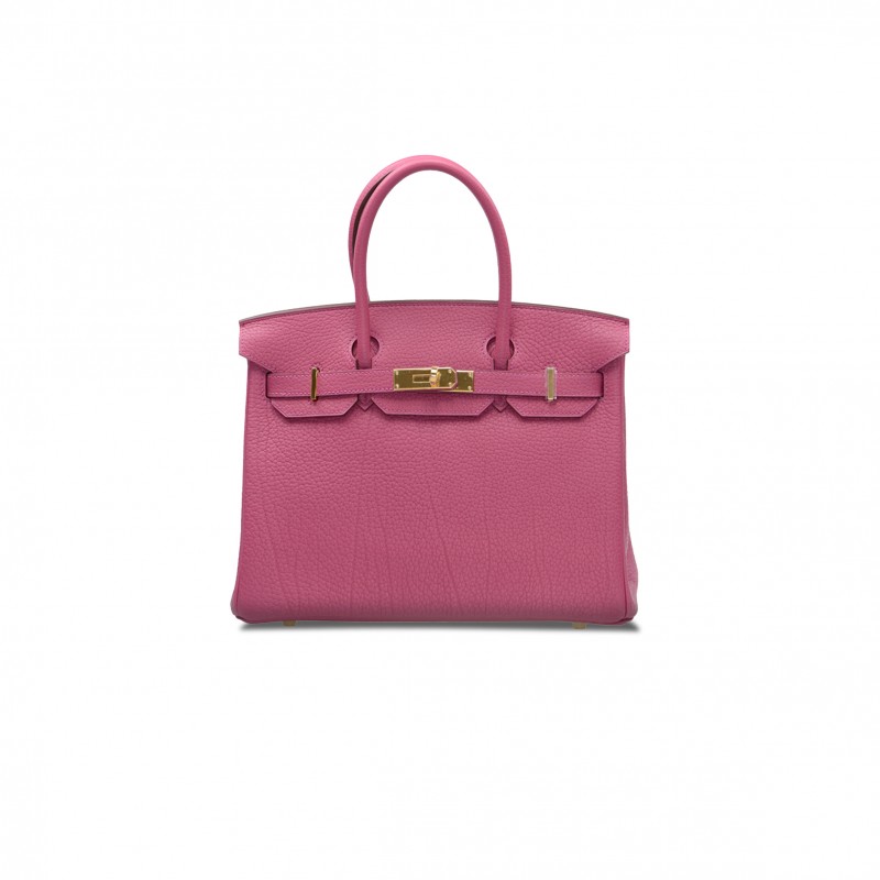 HERMES BIRKIN 25 TOGO LEATHER PINK BAG BK25X9SWCD (25*20*13cm)