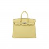 HERMÈS MASTER BIRKIN 30 TOGO LEATHER LEMON YELLOW SILVER BUCKLE BAG 1271660027 (30*23*15cm)