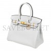 HERMES BIRKIN 25 TOGO LEATHER HOLY GRAIL BLUE GOLD BUCKLE BAG H028369CC08 (25*20*13cm)