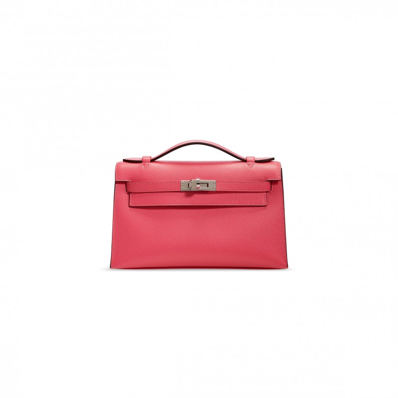 HERMES MASTER MINI KELLY EPSOM 8W ROSE AZALEE (22*14*7cm)