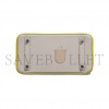 HERMÈS MASTER BIRKIN 25 SWIFT LEATHER PEARL GREY LEMON YELLOW SILVER BUCKLE BAG 3237 (25*20*13cm)