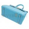 HERMES MASTER BIRKIN 25 EPSOM LEATHER CANDY BLUE GOLD BUCKLE BAG H028369CC7N (25*20*13cm)