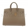 HERMES MASTER BIRKIN 30 EPSOM LEATHER ELEPHANT GREY GOLD BUCKLE HANDBAG H028369CC18 (30*23*15cm)