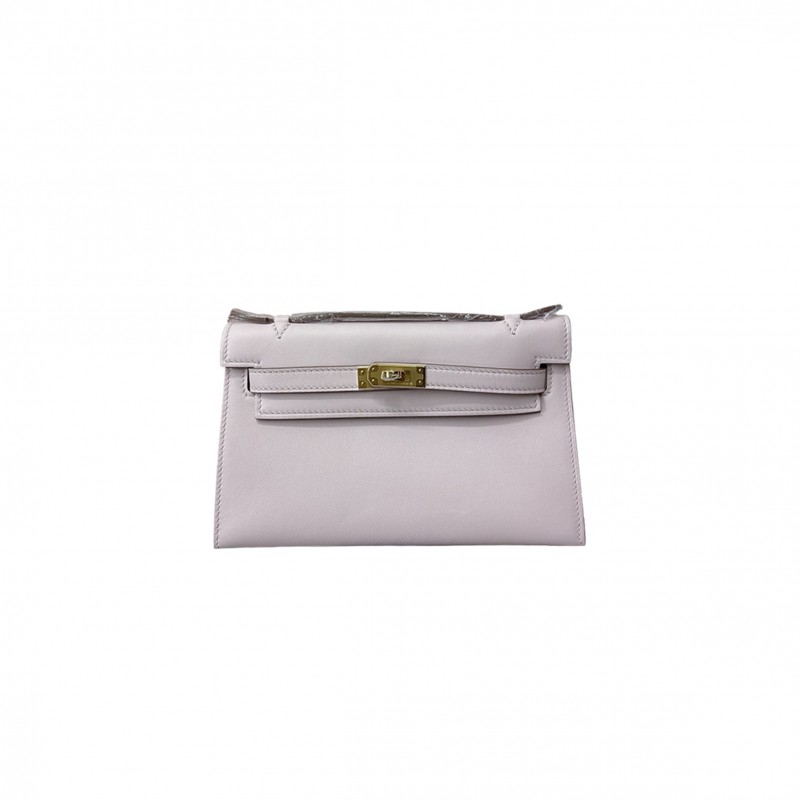 HERMÈS MINI KELLY MAUVE LIGHT FANTASY PURPLE (22*14*7cm) 