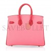 HERMES MASTER BIRKIN 30 EPSOM LIPSTICK PINK AND RED GOLD BUCKLE BAG H028369CK72 (30*23*15cm)