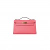 HERMÈS MASTER SWIFT KELLY POCHETTE CLUTCH ROSE AZALEE (22*14*7cm) 