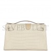 HERMÈS MASTER KELLY POCHETTE BETON MATTE ALLIGATOR GOLD HARDWARE (22*14*7cm) 