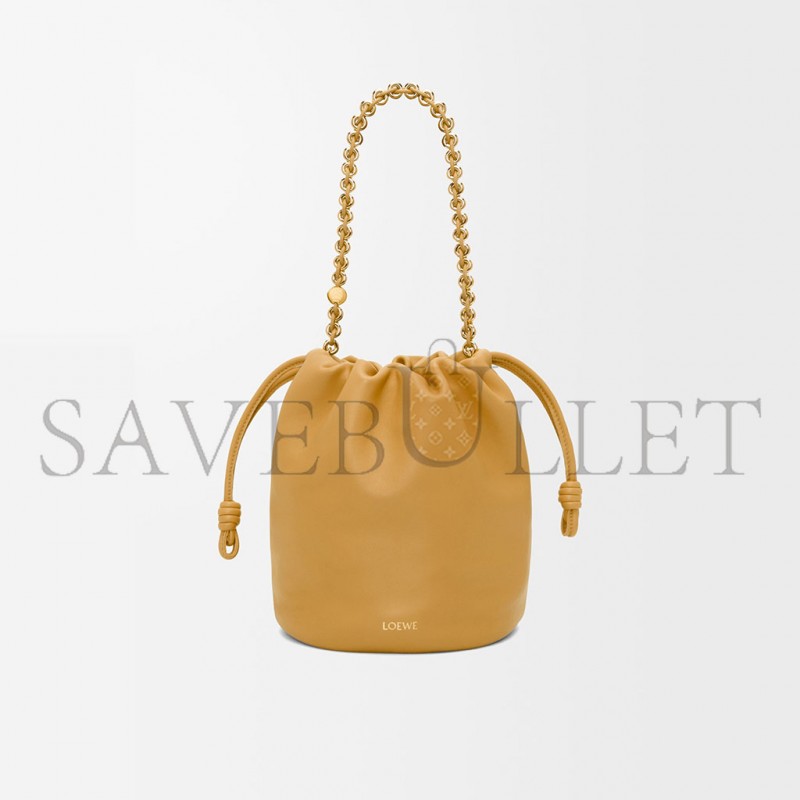 LOEWE FLAMENCO PURSE BUCKET IN MELLOW NAPPA LAMBSKIN 0011054657 (32*24*17cm)